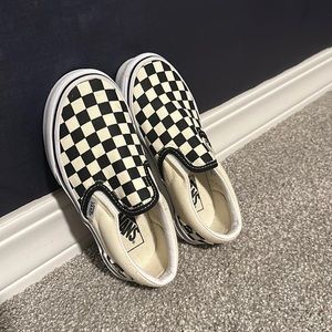 Checkered Vans Never Worn